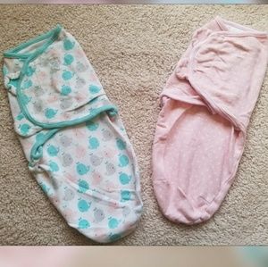 Set of 2 swaddles 0-3 months
